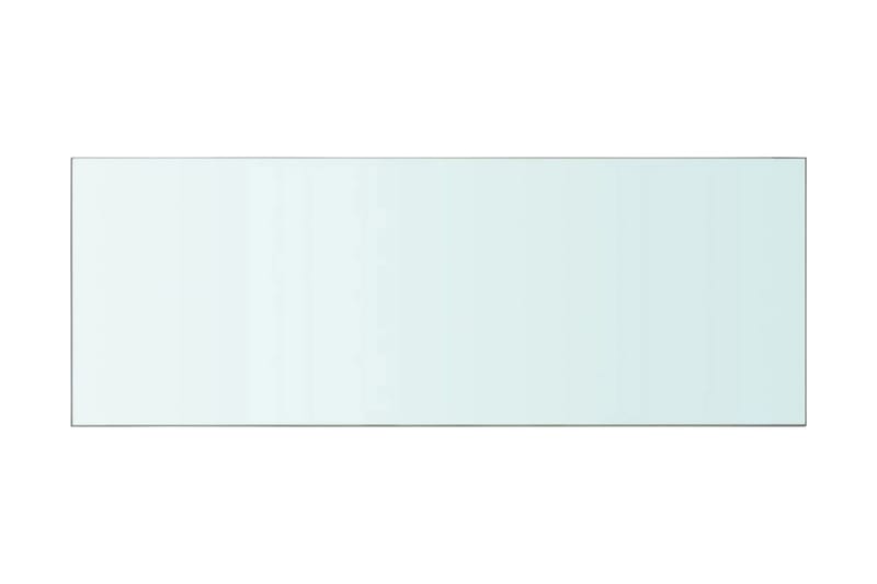 Hyllplan glas genomskinlig 80x30 cm - Transparent - Förvaring - Sko- & klädförvaring - Garderober & garderobssystem