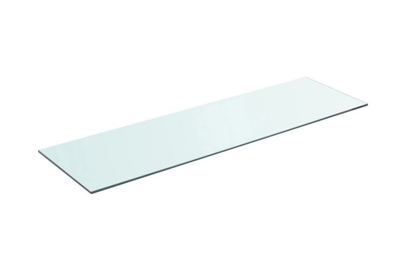 Hyllplan glas genomskinlig 90x25 cm - Transparent - Garderober & garderobssystem - Hyllplan