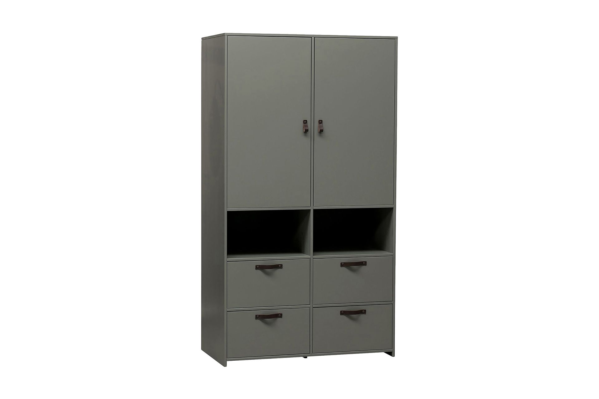 Jirueque Garderob med F&ouml;rvaring - Gr&aring;