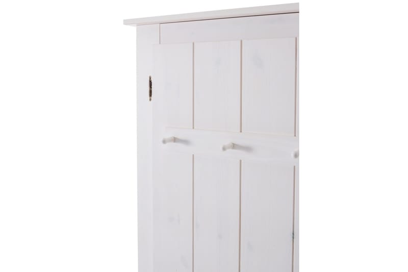Kagomiel Garderob m. Spegel - Vit - Förvaring - Sko- & klädförvaring - Garderober & garderobssystem