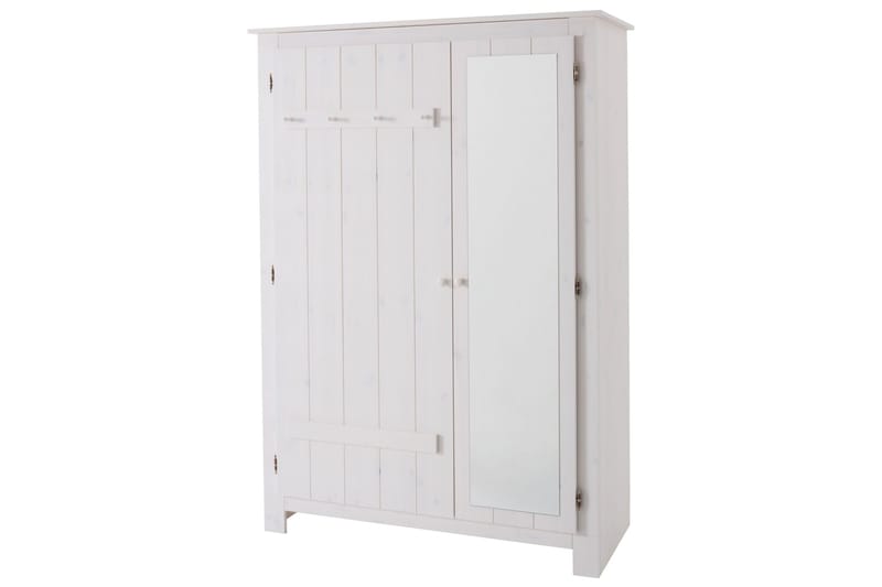 Kagomiel Garderob m. Spegel, Vit