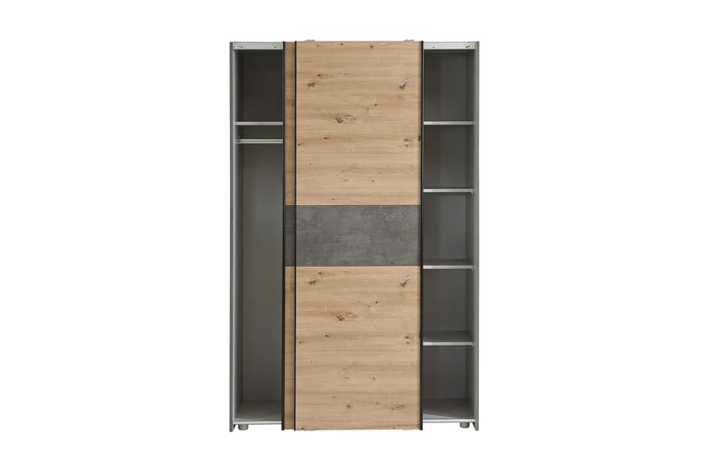 KARAPELIT Skrivbord 110 cm Ljus Natur/Grå - Förvaring - Sko- & klädförvaring - Garderober & garderobssystem