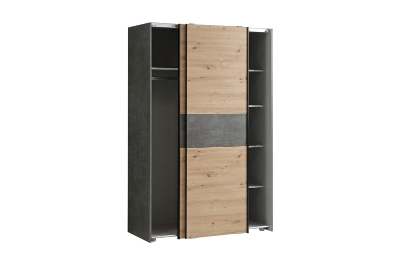 KARAPELIT Skrivbord 110 cm Ljus Natur/Grå - Förvaring - Sko- & klädförvaring - Garderober & garderobssystem