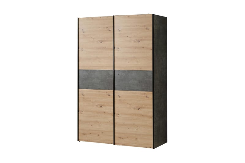 KARAPELIT Skrivbord 110 cm Ljus Natur/Grå - Förvaring - Sko- & klädförvaring - Garderober & garderobssystem