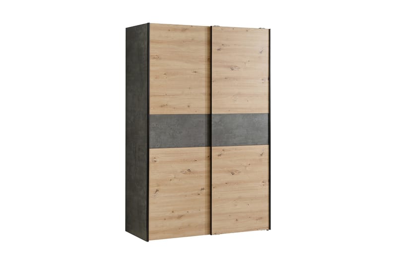 KARAPELIT Skrivbord 110 cm Ljus Natur/Grå - Förvaring - Sko- & klädförvaring - Garderober & garderobssystem