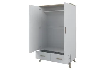 Kardos Garderob 110 cm - Natur/Svart - Förvaring - Sko- & klädförvaring - Garderober & garderobssystem