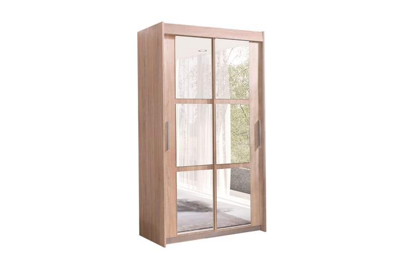 Karo Garderob 100x60x216 cm - Beige - Förvaring - Sko- & klädförvaring - Garderober & garderobssystem