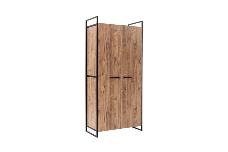 KNIGH Garderob 52x104 11 Hyllor Natur - Förvaring - Sko- & klädförvaring - Garderober & garderobssystem