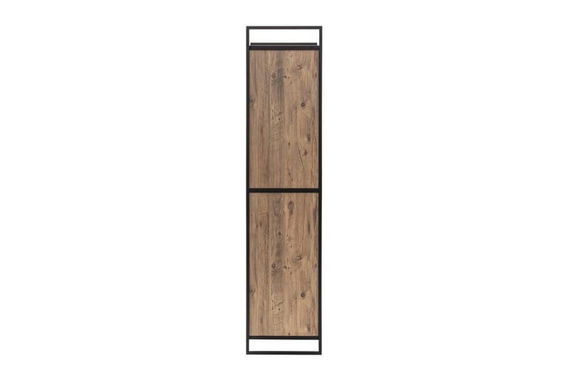 KNIGH Garderob 52x64 med Spegel 4 Skåp Natur - Förvaring - Sko- & klädförvaring - Garderober & garderobssystem