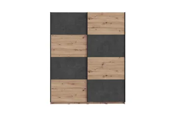 Kocherinovo Garderob 62x171 cm - Brun/Grå - Förvaring - Sko- & klädförvaring - Garderober & garderobssystem
