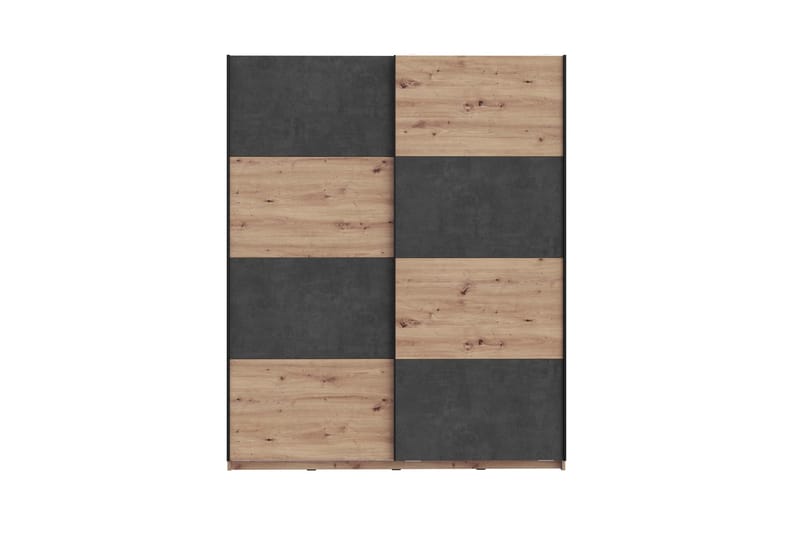 Kocherinovo Garderob 62x171 cm - Brun/Grå - Förvaring - Sko- & klädförvaring - Garderober & garderobssystem