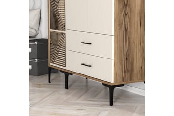 Kumsal Garderob 120 cm - Cream - Förvaring - Sko- & klädförvaring - Garderober & garderobssystem