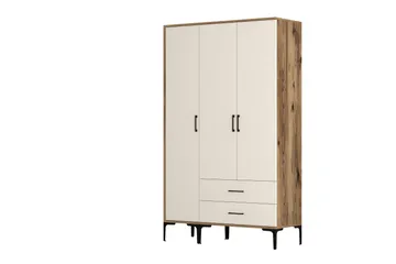 Kumsal Garderob 120 cm - Cream - Förvaring - Sko- & klädförvaring - Garderober & garderobssystem