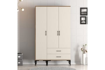 Kumsal Garderob 120 cm Cream