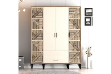 Kumsal Garderob 160 cm Cream