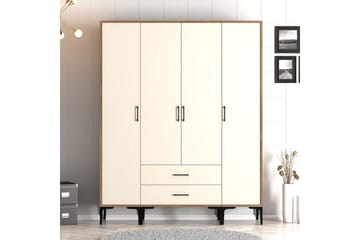 Kumsal Garderob 160 cm Cream