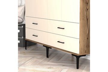 Kumsal Garderob 160 cm - Cream - Förvaring - Sko- & klädförvaring - Garderober & garderobssystem