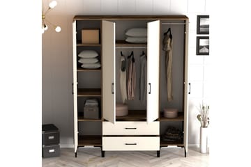 Kumsal Garderob 160 cm - Cream - Förvaring - Sko- & klädförvaring - Garderober & garderobssystem