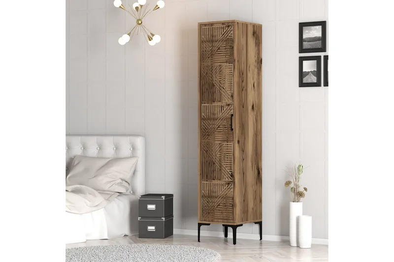 Kumsal Garderob 40 cm - Valnöt - Förvaring - Förvaringsmöbler - Byrå