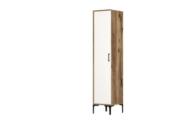 Kumsal Garderob 40 cm - Valnöt/Vit - Förvaring - Sko- & klädförvaring - Garderober & garderobssystem