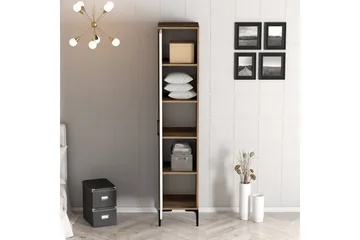 Kumsal Garderob 40 cm - Valnöt/Vit - Förvaring - Sko- & klädförvaring - Garderober & garderobssystem