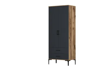 Kumsal Garderob 80 cm - Antracit - Förvaring - Sko- & klädförvaring - Garderober & garderobssystem