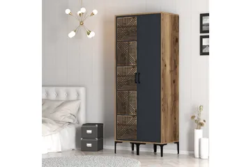 Kumsal Garderob 80 cm - Antracit - Förvaring - Sko- & klädförvaring - Garderober & garderobssystem