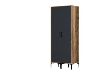 Kumsal Garderob 80 cm - Antracit - Förvaring - Sko- & klädförvaring - Garderober & garderobssystem