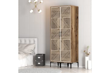 Kumsal Garderob 80 cm - Cream - Förvaring - Sko- & klädförvaring - Garderober & garderobssystem