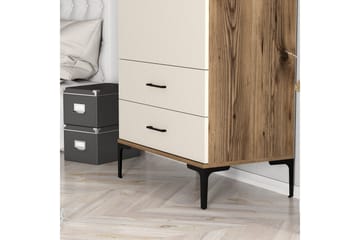 Kumsal Garderob 80 cm - Cream - Förvaring - Sko- & klädförvaring - Garderober & garderobssystem