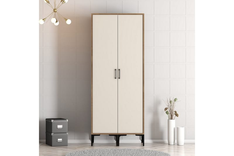 Kumsal Garderob 80 cm, Cream