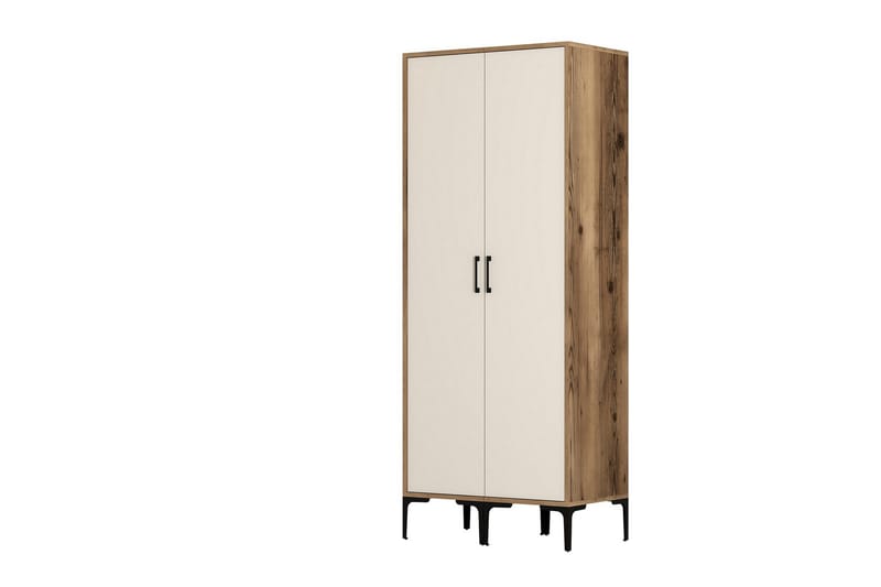 Kumsal Garderob 80 cm - Cream - Förvaring - Sko- & klädförvaring - Garderober & garderobssystem
