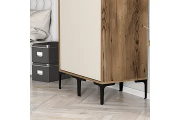Kumsal Garderob 80 cm - Cream - Förvaring - Sko- & klädförvaring - Garderober & garderobssystem