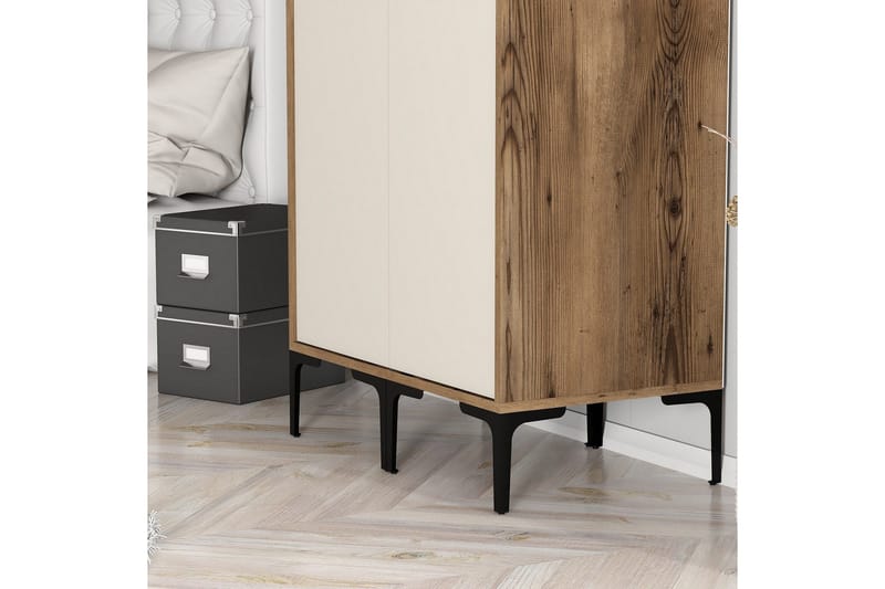 Kumsal Garderob 80 cm - Cream - Förvaring - Sko- & klädförvaring - Garderober & garderobssystem