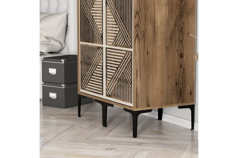 Kumsal Garderob 80 cm - Cream - Förvaring - Sko- & klädförvaring - Garderober & garderobssystem