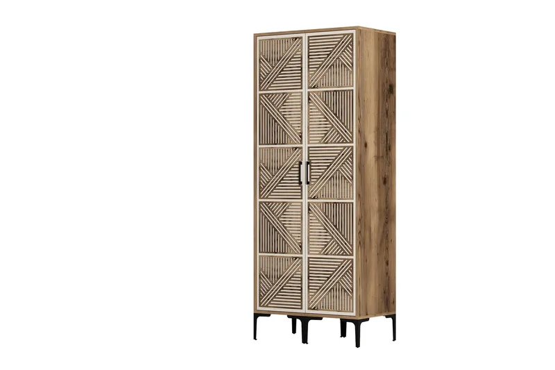 Kumsal Garderob 80 cm - Cream - Förvaring - Sko- & klädförvaring - Garderober & garderobssystem