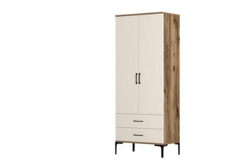 Kumsal Garderob 80 cm - Cream - Förvaring - Sko- & klädförvaring - Garderober & garderobssystem