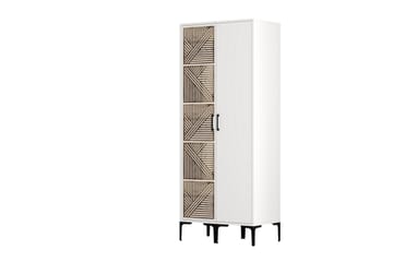 Kumsal Garderob 80 cm - Vit - Förvaring - Sko- & klädförvaring - Garderober & garderobssystem