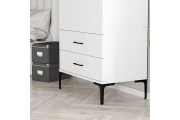 Kumsal Garderob 80 cm - Vit - Förvaring - Sko- & klädförvaring - Garderober & garderobssystem