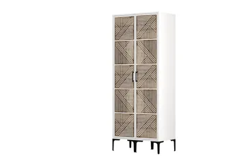 Kumsal Garderob 80 cm - Vit - Förvaring - Sko- & klädförvaring - Garderober & garderobssystem