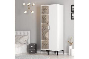 Kumsal Garderob 80 cm - Vit - Förvaring - Sko- & klädförvaring - Garderober & garderobssystem