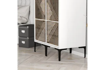 Kumsal Garderob 80 cm - Vit - Förvaring - Sko- & klädförvaring - Garderober & garderobssystem
