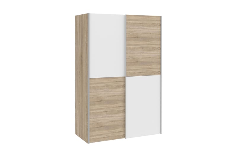 KUSHARI Väggskåp 26x60 cm Brun/Vit - Förvaring - Sko- & klädförvaring - Garderober & garderobssystem