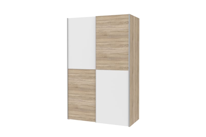 KUSHARI Väggskåp 26x60 cm Brun/Vit - Förvaring - Sko- & klädförvaring - Garderober & garderobssystem