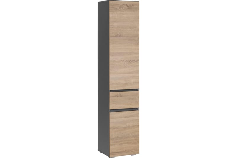 LAMIRANDA Garderob 38x35 cm Hög Antracit/Vit - Förvaring - Sko- & klädförvaring - Garderober & garderobssystem