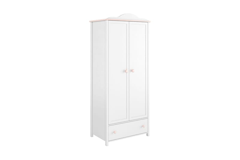LUNDY Garderob 85x196 cm Vit - Vit - Förvaring - Sko- & klädförvaring - Garderober & garderobssystem