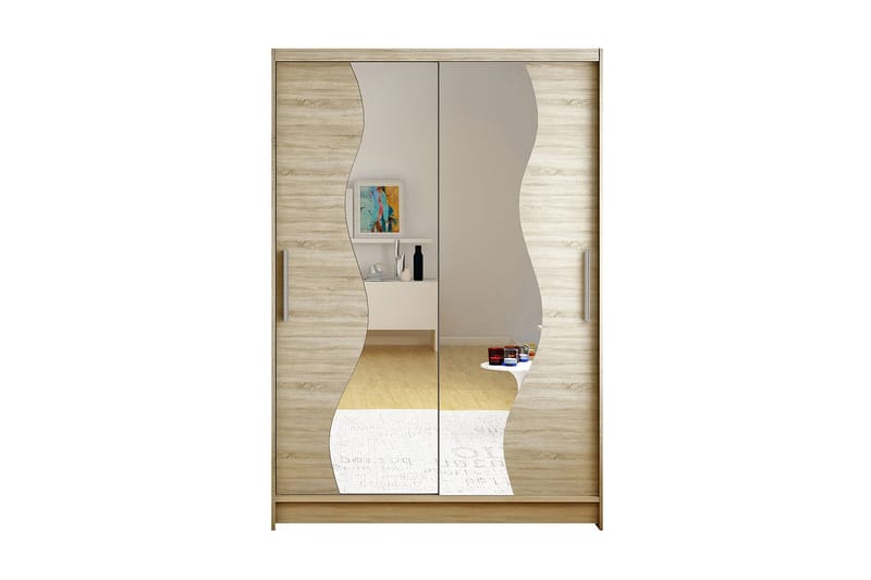 Miami Garderob 120x58x200 cm - Beige - Garderober & garderobssystem