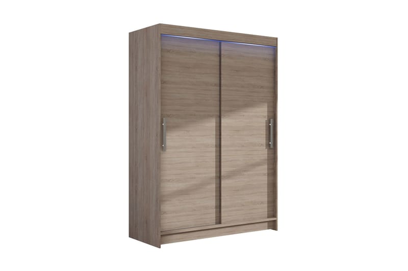 Miami Garderob 120x58x200 cm - Beige/Grå - Förvaring - Sko- & klädförvaring - Garderober & garderobssystem