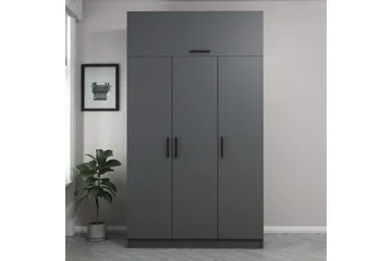 Minar Garderob 135 cm - Antracit - Förvaring - Sko- & klädförvaring - Garderober & garderobssystem