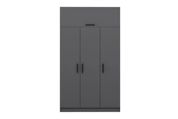 Minar Garderob 135 cm - Antracit - Förvaring - Sko- & klädförvaring - Garderober & garderobssystem